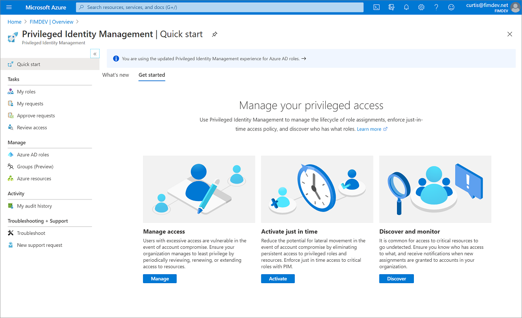 Azure Privileged Identity Management