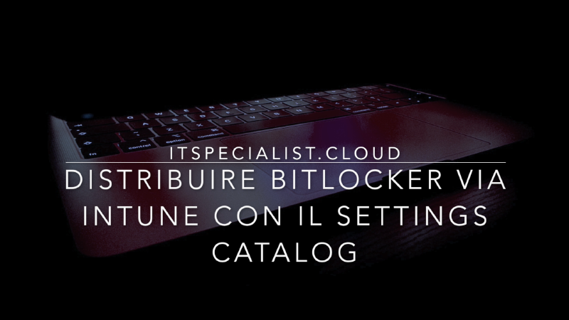 Featured image of post Configurare BitLocker via Intune con il Settings Catalog