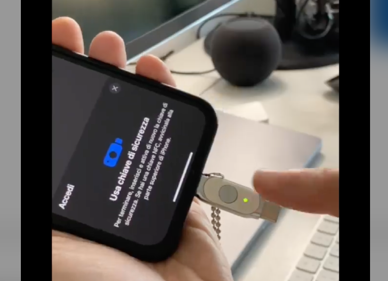 Featured image of post Demo autenticazione con FIDO2 key in Microsoft 365 su Safari iOS