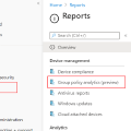 Group Policy Analytics: analisi delle GPO on-prem in ottica cloud (MEM/Intune)