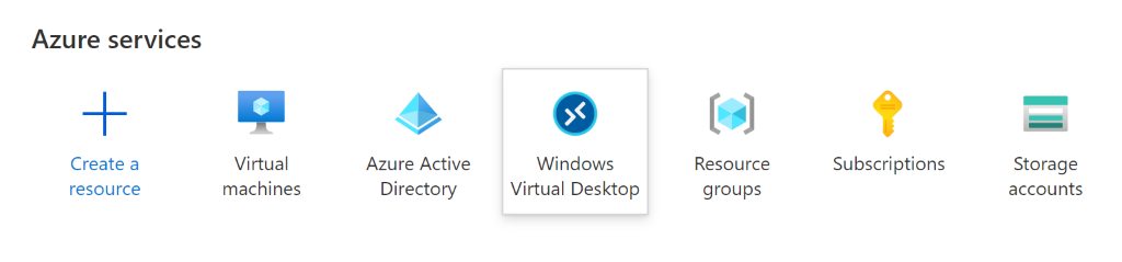Azure Virtual Desktop da portale Azure