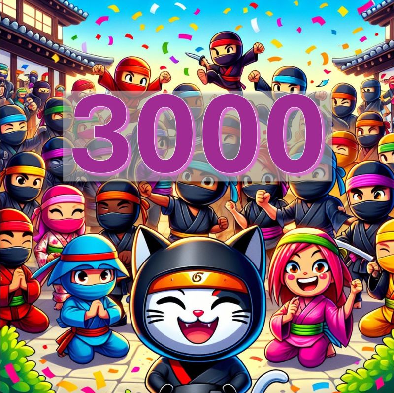 3000 members! Thank you