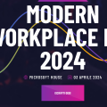 I will be a speaker at the AperiTeams Conference Modern Work on April 3, 2024