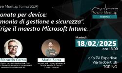 Featured image of post Sarò speaker all'Azure Meetup di Torino del 18 Febbraio 2025