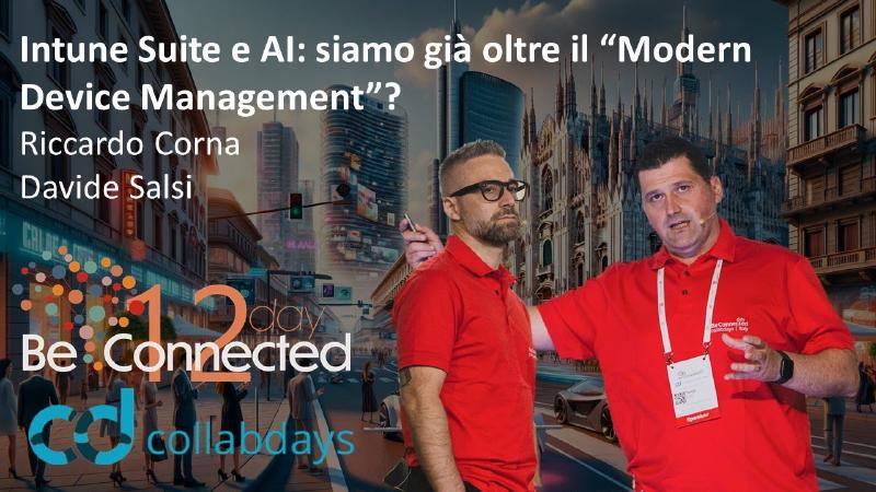 Featured image of post Online il video della sessione al Be Connected Day 12