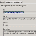 SCOM Self Maintenance Management Pack