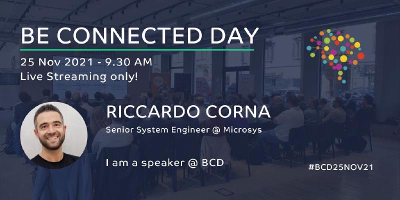 Featured image of post Sarò speaker al Be Connected Day del 25 Novembre 2021!