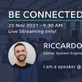 Sarò speaker al Be Connected Day del 25 Novembre 2021!