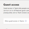 Collaborare su Teams: guest access checklist ed external sharing