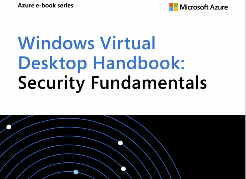 Copertina eBook Windows Virtual Desktop Security Handbook Fundamentals